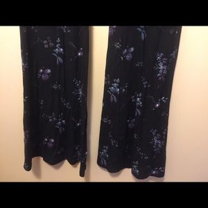 Boho Boot Cut Floral Leggings